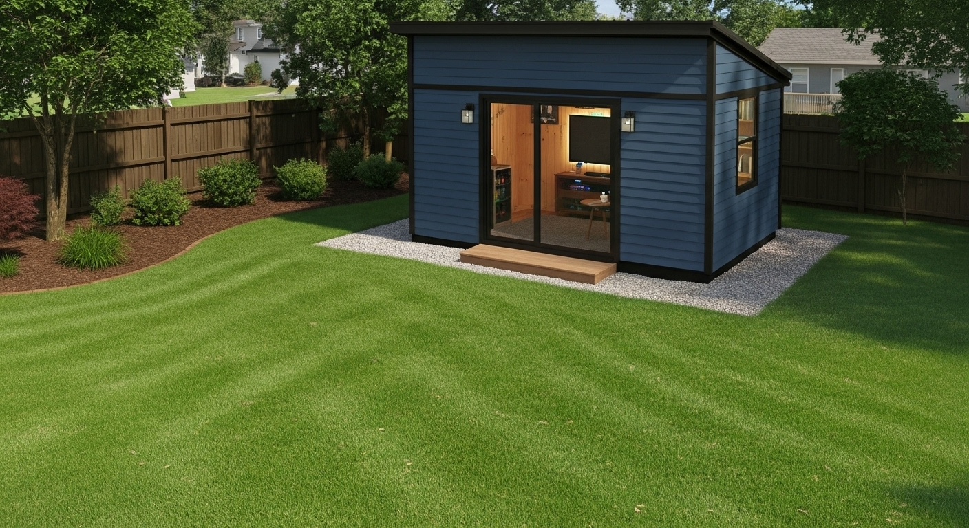 Beautiful backyard studio